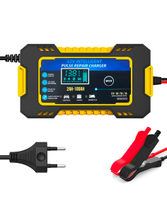 Caricabatteria Auto e Moto Ricarica Intelligente 12V 6A... 2