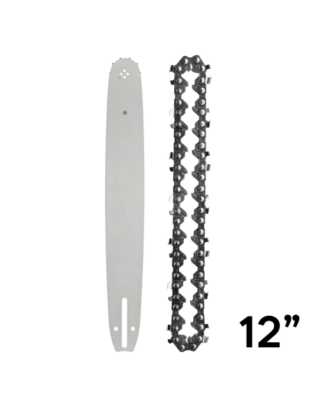 Kit Catena e Barra 12 Pollici Ricambio per Motosega a Batteria 300mm Senza Fili