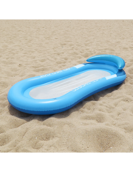 Materassino Gonfiabile con Rete Lettino Poltrona con Cuscino Mare Piscina 167x85