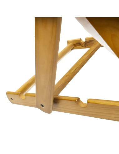 Poltrona Legno Relax Rondò MASLEGNO 3 Posizioni...