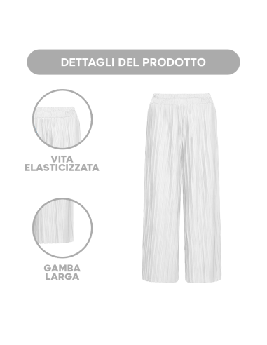 Pantalone Lungo Donna Estivo Gamba Larga...