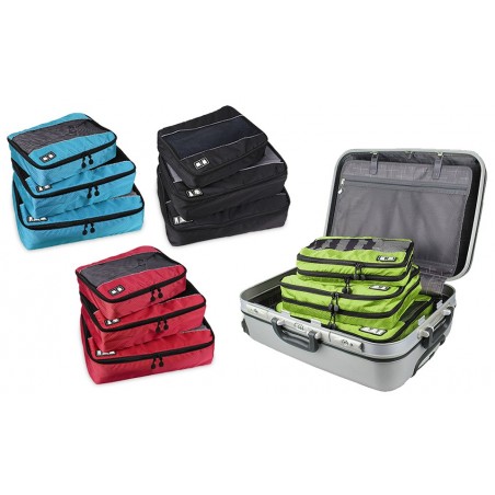 Set 3 organizer salvaspazio per trolley