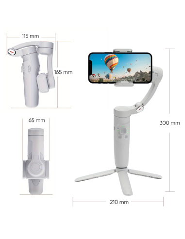 Stabilizzatore Smartphone 3 Assi Cardanico...
