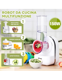 Robot da Cucina Multifunzione 3 in 1 Spremiagrumi... 2