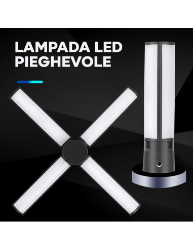 Luce LED Ricaricabile Pieghevole Illuminazione...