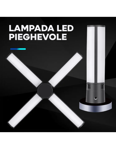 Luce LED Ricaricabile Pieghevole Illuminazione Foto Video Lampada Portatile 5V