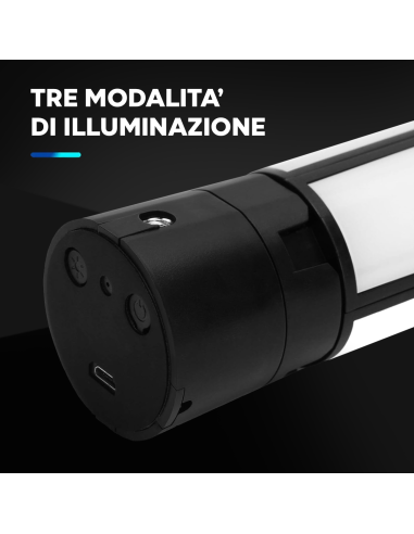 Luce LED Ricaricabile Pieghevole Illuminazione...