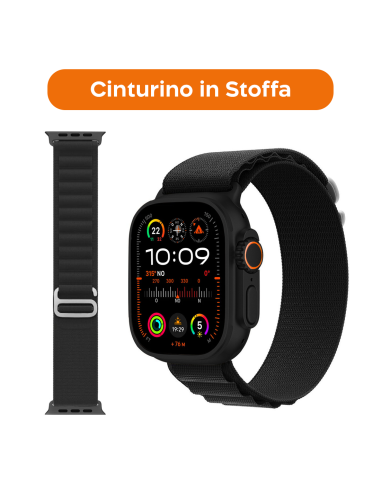 Smartwatch Ultra 49mm 4 Cinturini Notifiche...