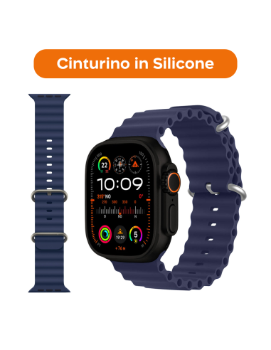 Smartwatch Ultra 49mm 4 Cinturini Notifiche...