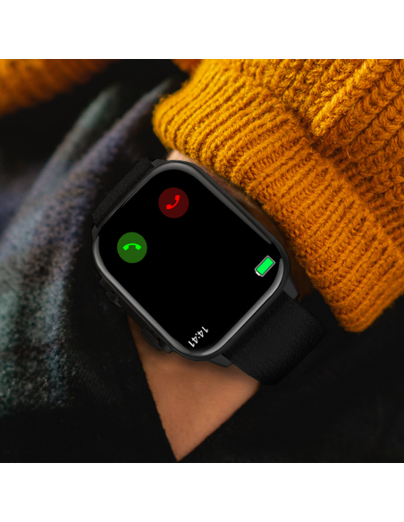 Smartwatch Ultra 49mm 4 Cinturini Notifiche Chiamate e App iOs e Android 4 in 1