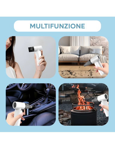 Mini Ventilatore Multifunzione Senza Fili...