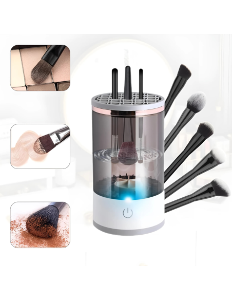 Macchina Elettrica per Pulizia Pennelli Trucco Centrifuga e Sterilizzazione UV