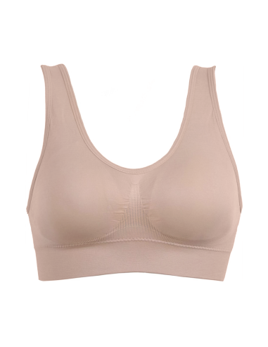 Pack 3 Reggiseno Top Sportivo Senza Ferretto...