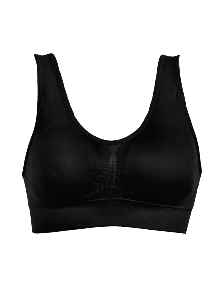 Reggiseno Top Sportivo Senza Ferretto Spalla Larga Traspirante Elasticizzato