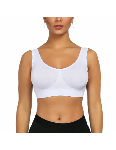 Pack 3 Reggiseno Top Sportivo Senza Ferretto...