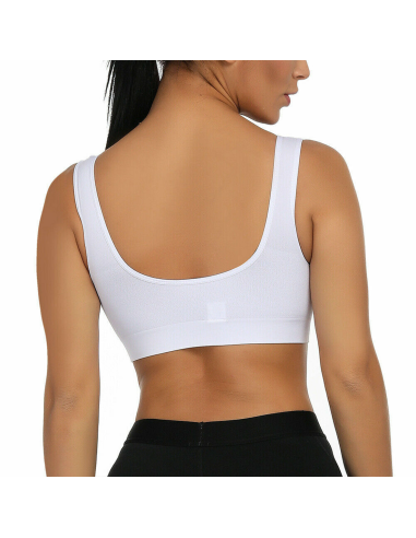 Pack 3 Reggiseno Top Sportivo Senza Ferretto...