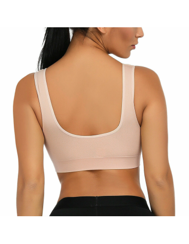 Pack 3 Reggiseno Top Sportivo Senza Ferretto...