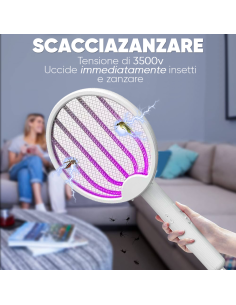 Racchetta Elettrica Anti Zanzare Fulmina Insetti... 2