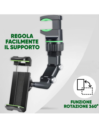 Supporto Smartphone per Auto Specchietto...
