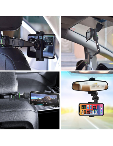 Supporto Smartphone per Auto Specchietto...