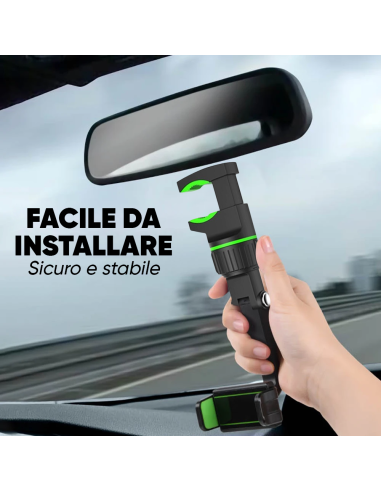 Supporto Smartphone per Auto Specchietto...