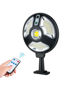 Lampada Solare Faro Lampione Stradale 220 LED Pannello... 2