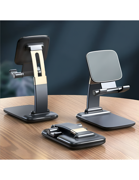 Supporto per Telefono Cellulare Smartphone Regolabile per Scrivania Pieghevole