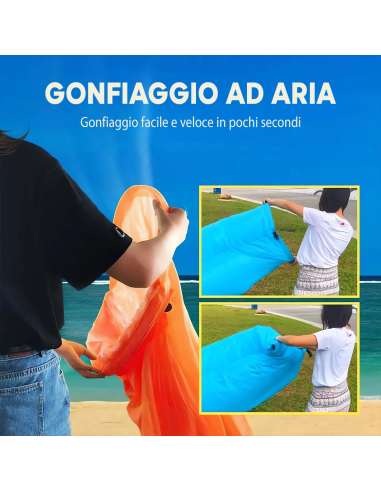 Divano Letto Gonfiabile Sacco a Pelo...