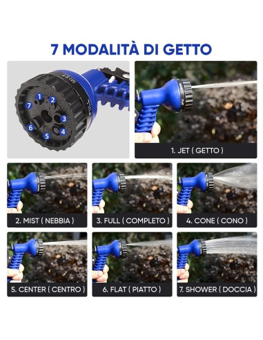 Tubo da Giardino Estendibile 45m per...