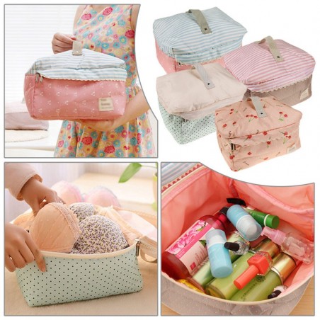 Beauty case da viaggio varie fantasie mod. Dolly organizer bag portatutto