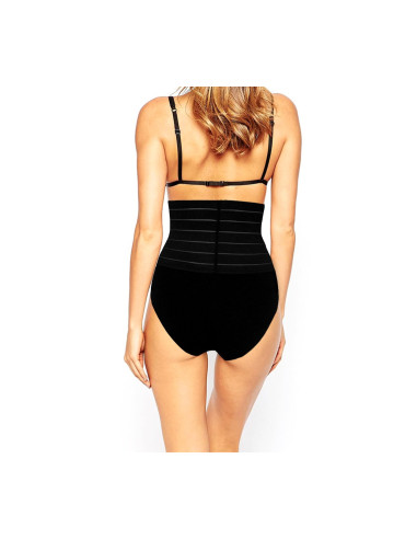 2pz Panciera Vita Alta 1 Bianca 1 Nera Slip...