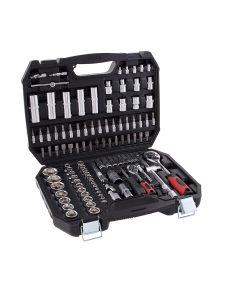 Valigetta Porta Attrezzi 108pz Set Cricchetti Cassetta Porta Utensili da Lavoro