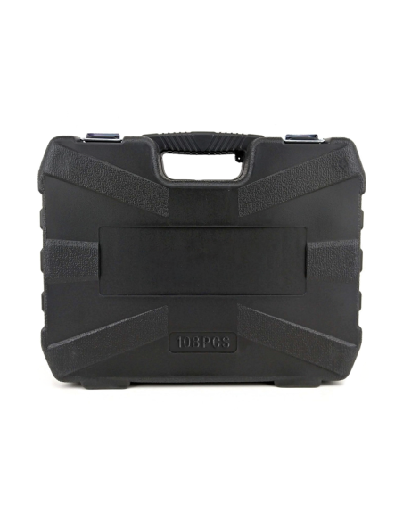 Valigetta Porta Attrezzi 108pz Set Cricchetti Cassetta Porta Utensili da Lavoro