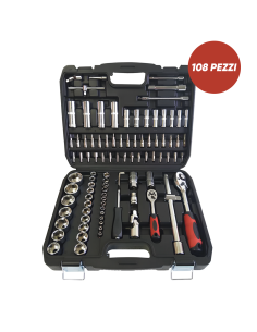 Valigetta Porta Attrezzi 108pz Set Cricchetti Cassetta... 2