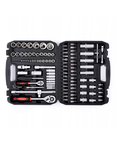 Valigetta Porta Attrezzi 108pz Set Cricchetti Cassetta Porta Utensili da Lavoro