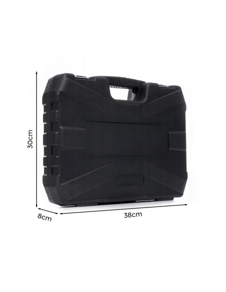 Valigetta Porta Attrezzi 108pz Set Cricchetti Cassetta Porta Utensili da Lavoro