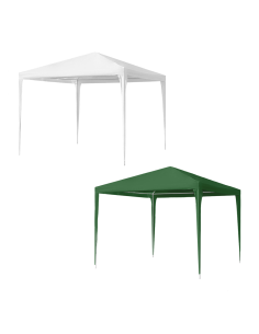 Gazebo da Giardino Quadrato 3x3 mt con Telaio in Acciaio...