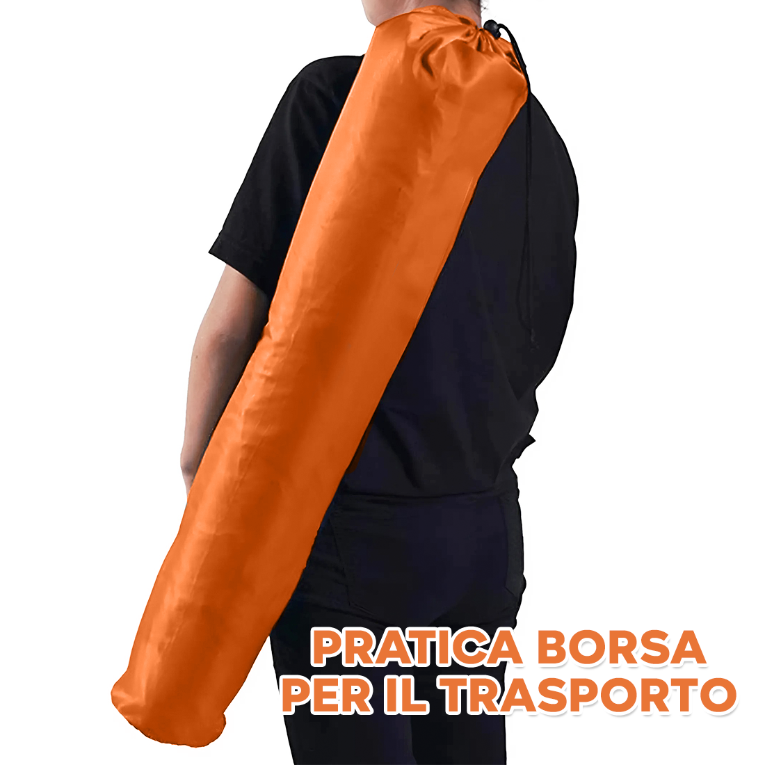 Sedia Pescatore Pieghevole da Campeggio con Porta Bicchiere con Sacca a Spalla - Foto 35 di 51