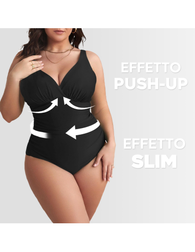 Costume da Bagno Intero da Donna Tinta Unita...