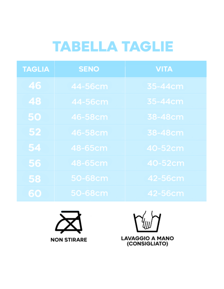 2pz Costume da Bagno Intero Donna Tinta Unita Plus Size Scollo a V Contenitivo