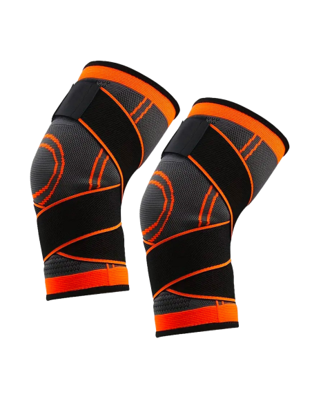 2pz Ginocchiera Sportiva Tutore Ginocchio Supporto Fascia Elastica Compressione