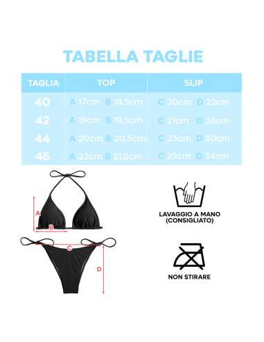 2pz Costume Bikini Donna da Mare IBIZA Due...