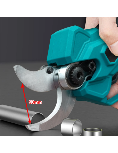 Kit 3in1 Forbici Potatura Elettrica Batteria 48V Asta Telescopica Motosega da 6"