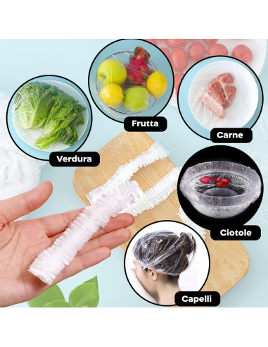 100 Sacchetti per Conservazione degli Alimenti...