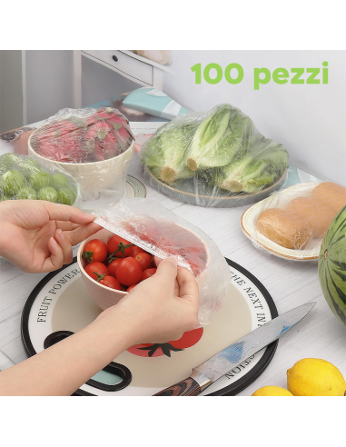 100 Sacchetti per Conservazione degli Alimenti...