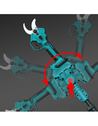 Kit 3in1 Forbici Potatura Elettrica Batteria...