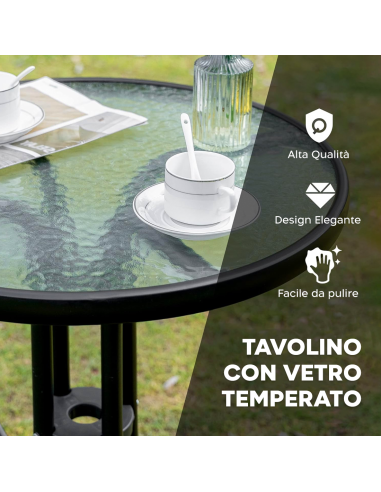 Set Giardino MALDIVE 2 Sedie Pieghevoli in...