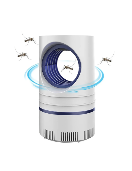 Lampada Anti Zanzare Elettrica con Luce UV Trappola per Insetti Portatile USB