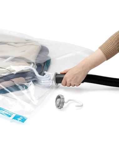Sacco sottovuoto sacchetto vestiti con gancio...