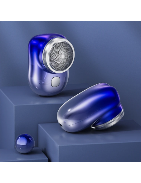 Mini Rasoio Elettrico da Uomo Barba e Capelli Portatile da Viaggio Ricaricabile